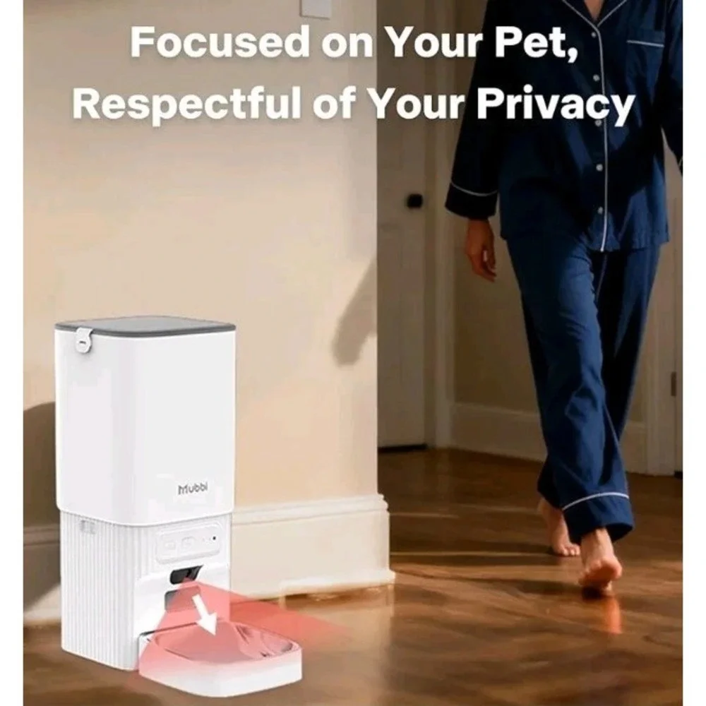 Smart Automatic Cat & Dog Feeder with Camera,‎ 7L, Night Vision, 2-Way Audio